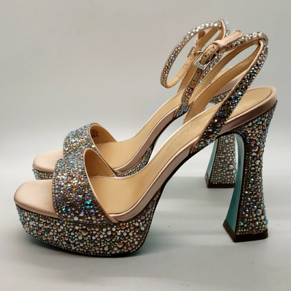 Betsey Johnston Rhinestone Heels